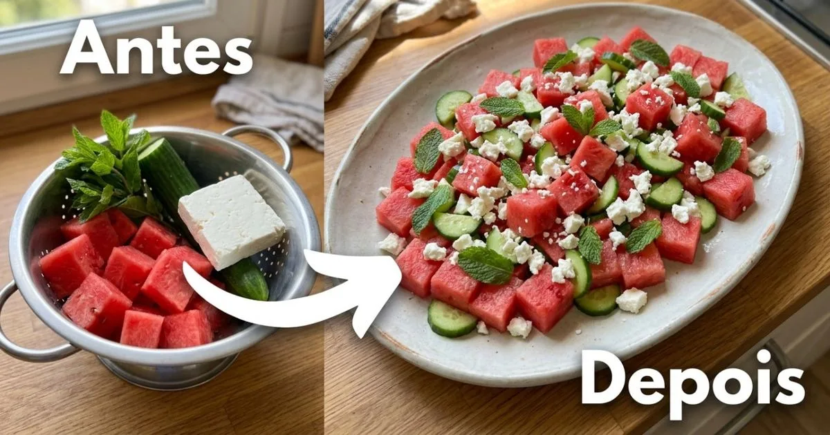 Como evitar que a melancia deixe a salada aguada