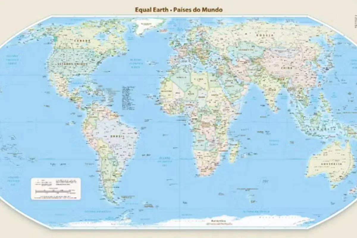 ONU aprova mapa que reduz distorções sobre o tamanho da África