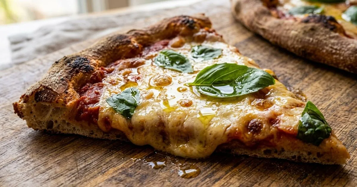 Queijo vegetal de amêndoas dá cremosidade e elasticidade à pizza vegana