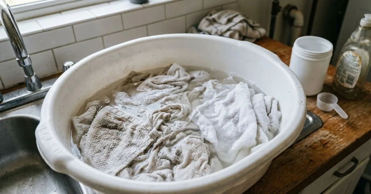 Como recuperar o branco e reduzir o mau cheiro dos panos de prato