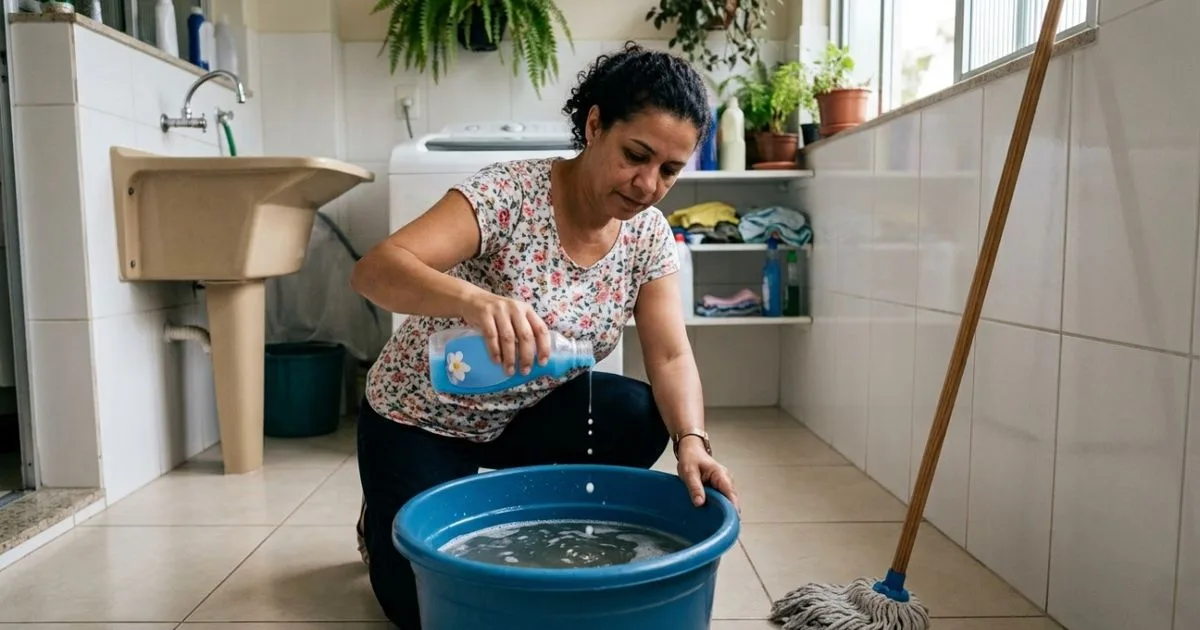 Amaciante no piso deixa fragrância, mas pode causar marcas e escorregões