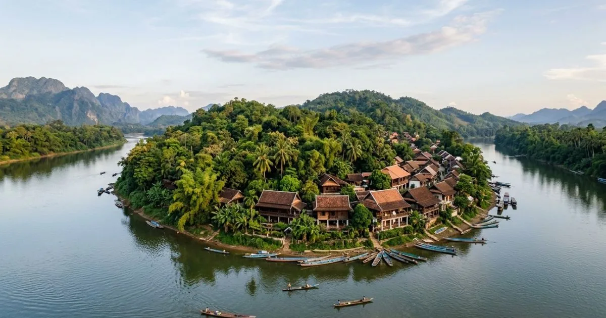 Luang Prabang preserva templos, casarões coloniais e tradições do Laos