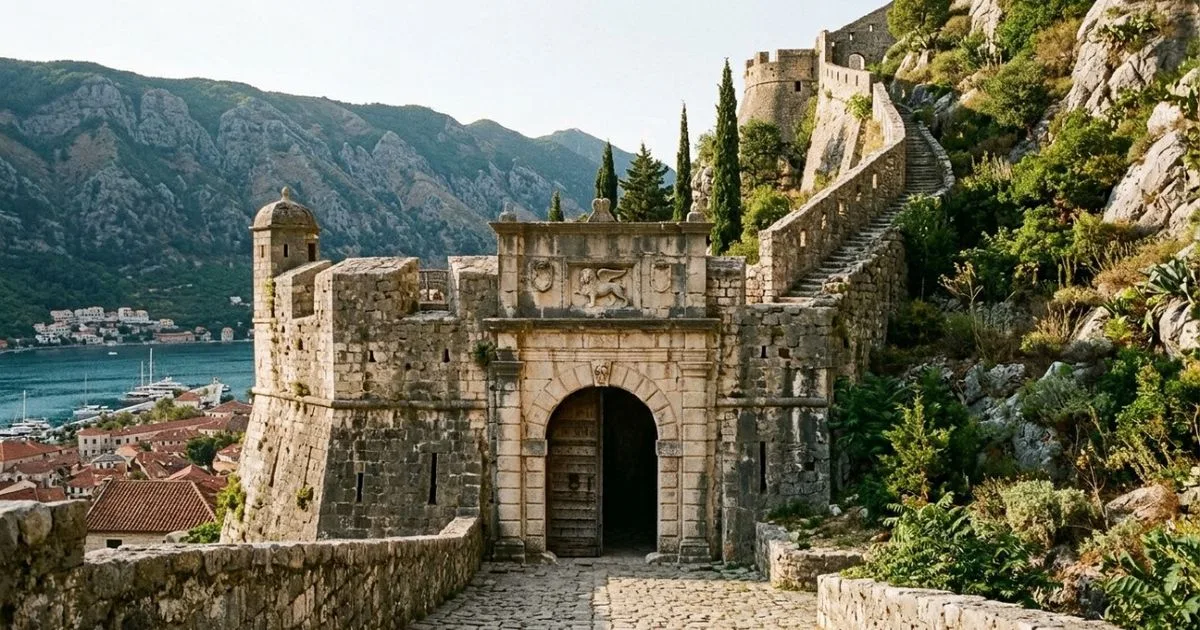 Kotor combina muralhas medievais, montanhas e o mar Adriático