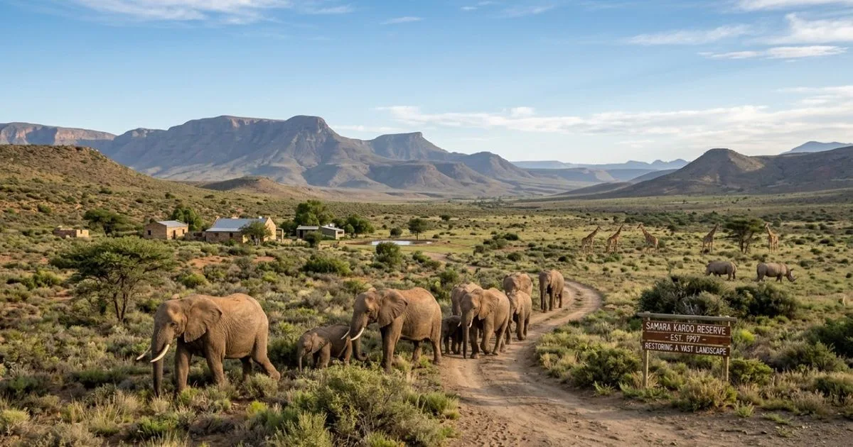 Reserva na África do Sul recupera fauna após décadas de restauração