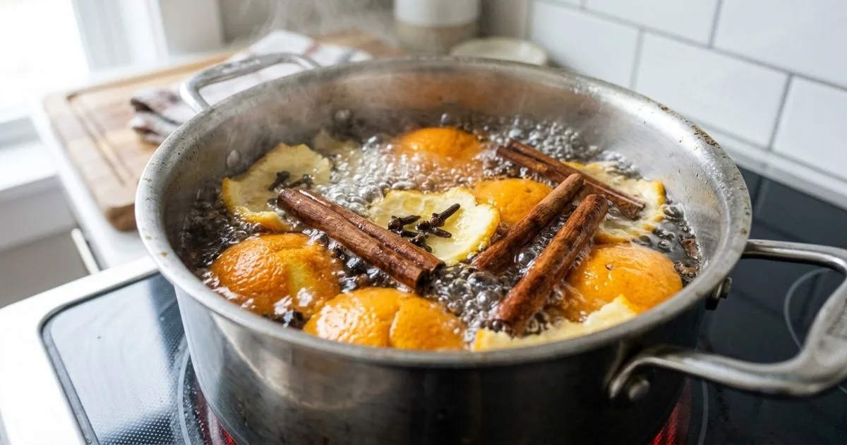 Infusão de casca de laranja pode perfumar a cozinha após o preparo de alimentos