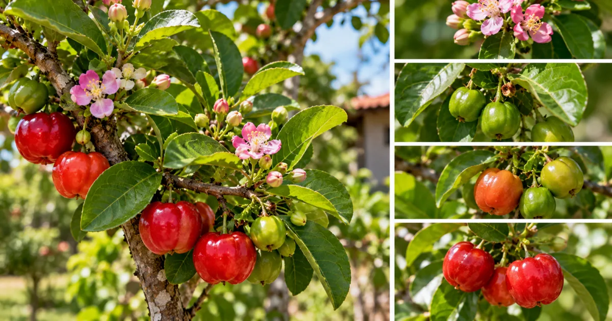 Aceroleira pode ter até sete períodos de floração no ano