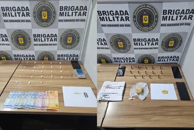 Ação da Brigada Militar apreende crack e munição em Venâncio Aires