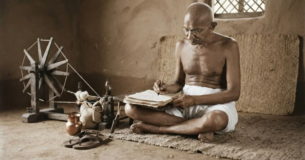 Frase atribuída a Gandhi relaciona felicidade à coerência pessoal