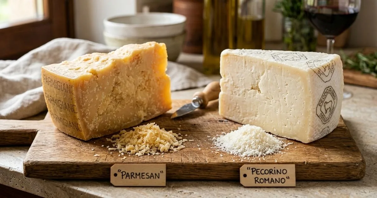 Parmesão ou pecorino romano: saiba qual queijo usar em cada prato