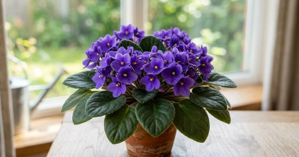 Rega por baixo reduz risco de manchas e ajuda a preservar violetas-africanas