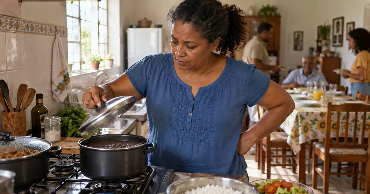 Vizinhos cedem cozinha após pane no fogão e transformam almoço em encontro