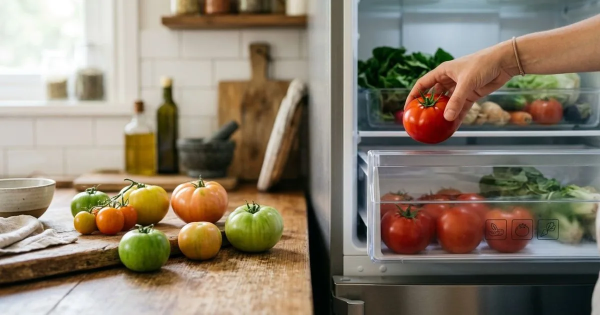 Tomate deve ficar fora da geladeira até amadurecer; depois, frio pode ajudar