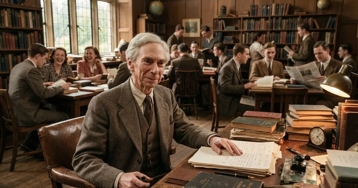 Bertrand Russell defendia quatro horas de trabalho e mais tempo para a vida