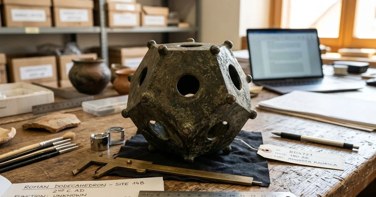 Dodecaedro romano encontrado na Inglaterra mantém função sem explicação definitiva