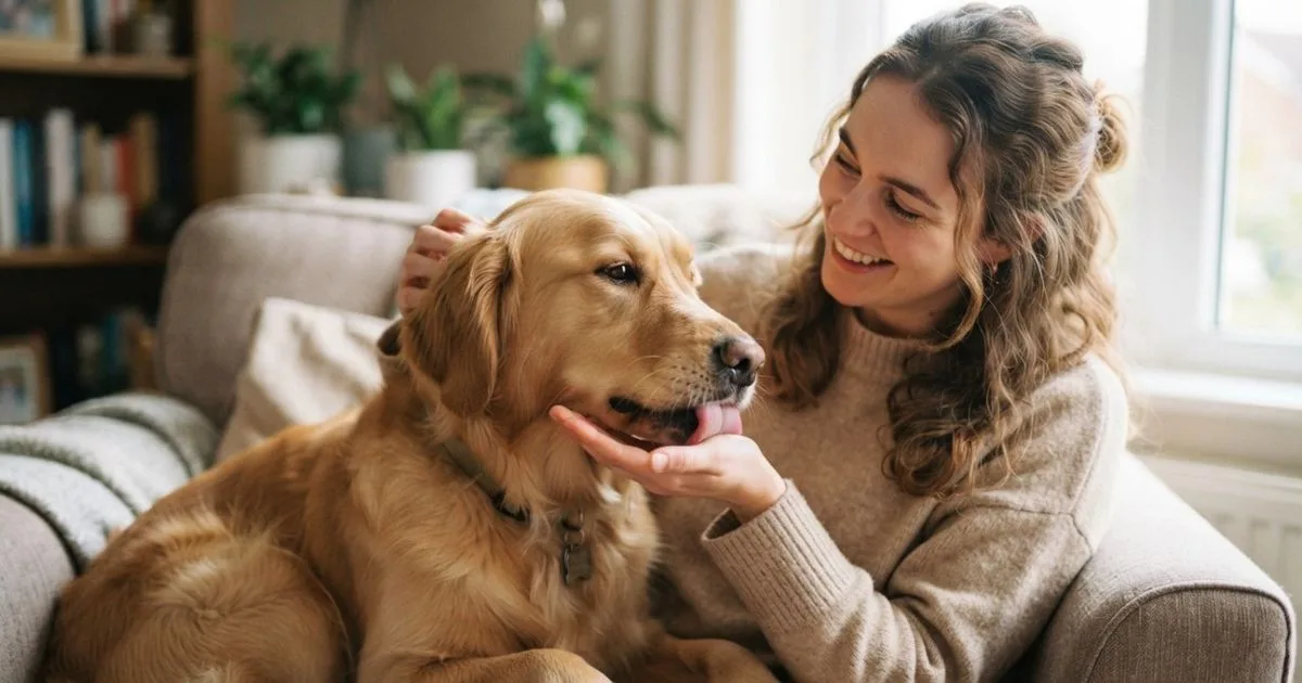Lambidas do cachorro nas mãos podem indicar afeto, atenção ou desconforto
