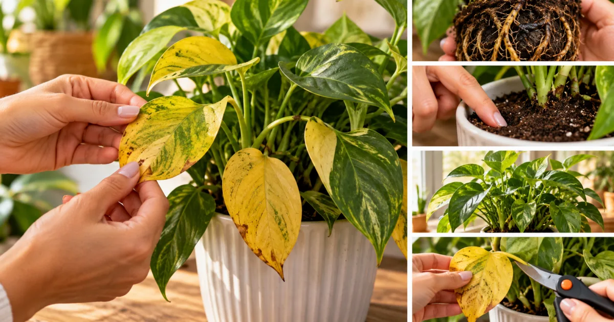O que verificar antes de tratar folhas amarelas nas plantas