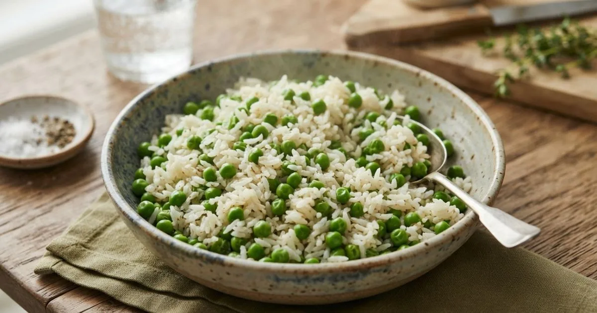 Ervilhas e outros vegetais podem ampliar os nutrientes do arroz