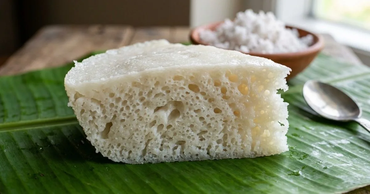 Fermento biológico ajuda a deixar o vattayappam macio no vapor