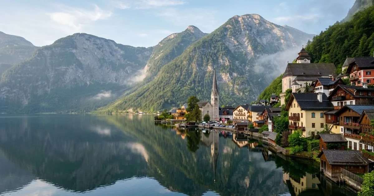 Hallstatt preserva paisagem alpina marcada pela mineração de sal