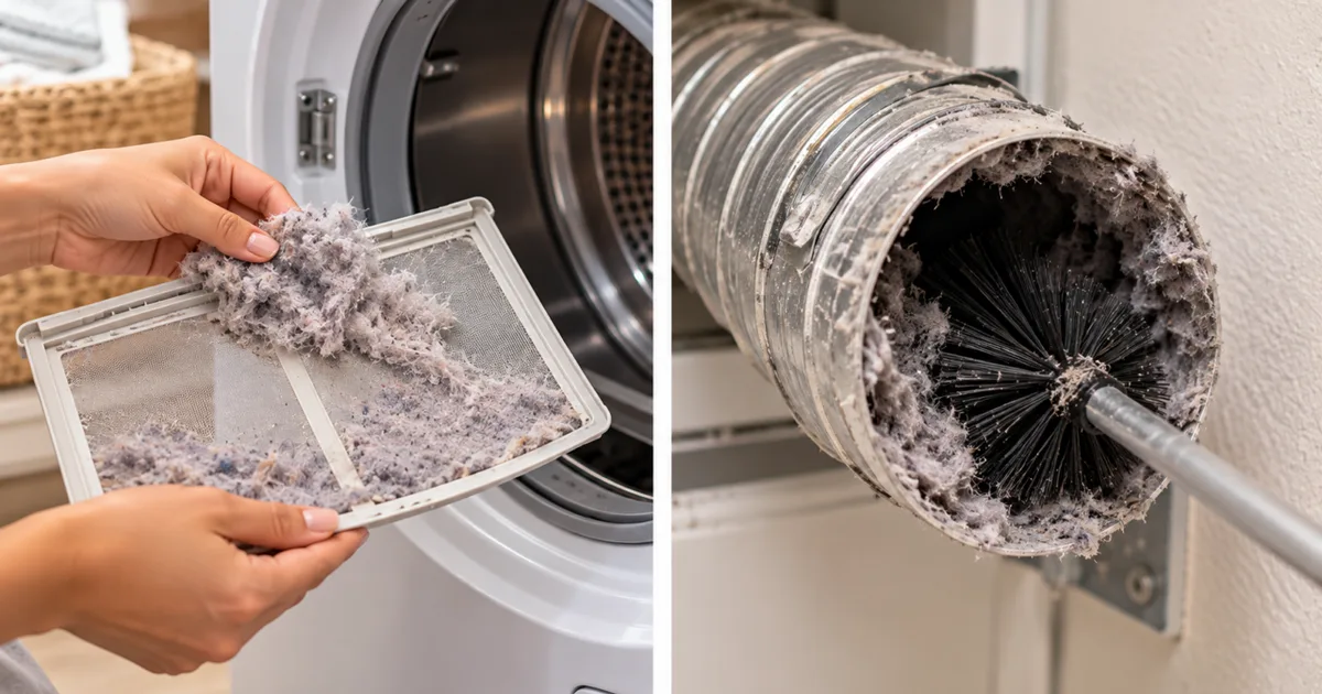 Limpeza do filtro da secadora deve ser feita entre as cargas