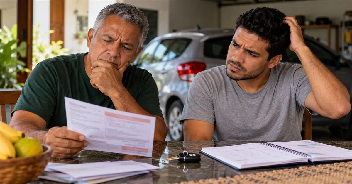Família não identifica motorista de multa após empréstimo informal de carro