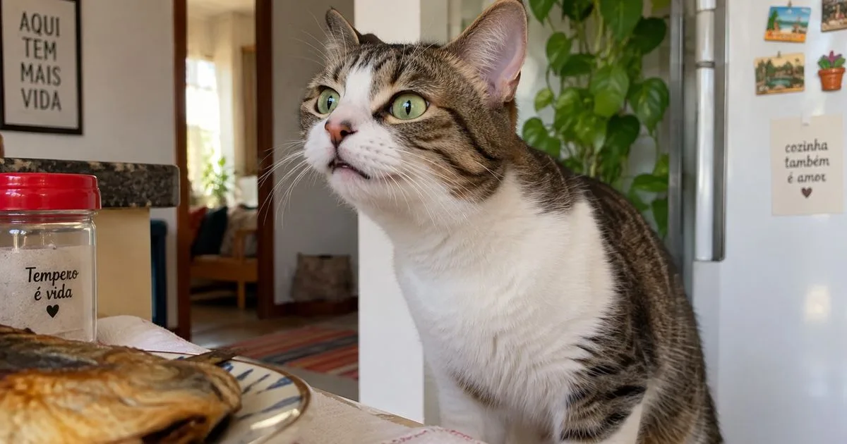 Por que gatos ficam com a boca aberta após cheirar objetos