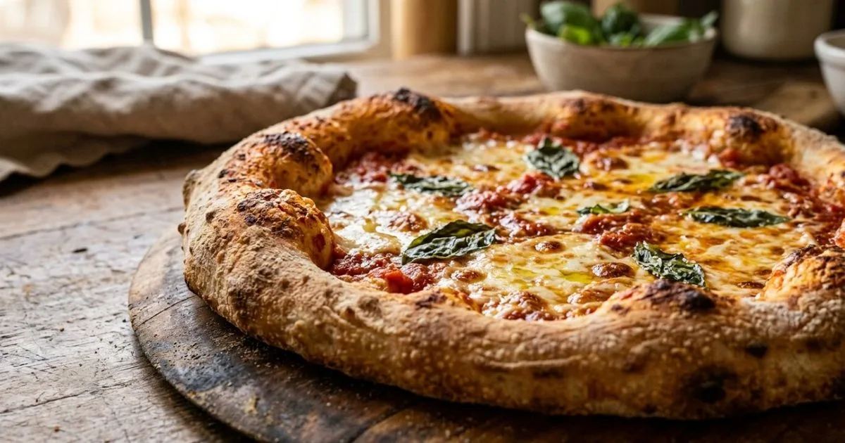 Fermentação lenta na geladeira deixa a massa de pizza mais leve e fácil de abrir